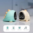 thumbnail image 1 of Fairnull 1 Set Creative Cartoon Dinosaur Design Alarm Clock Multifunctional Rechargeable Table Clock Household Supplies, 1 of 11