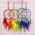thumbnail image 1 of Fairnull 1 Set Dream-catcher Making Kit Exquisite Wide Application Wire DIY Decorative Hanging Crochet Kit for Gift, 1 of 9