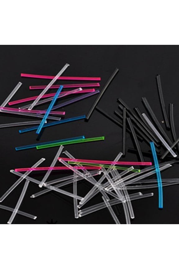 10 Packs Women Ear Studs Earrings Allergy Free Sterilized Plastic Sticks Bars