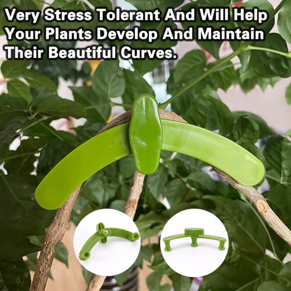 Fairnull 10Pcs Adjustable Plant Branch Bending Holder Flowers Fruit Tree Branch Pulling Shaping Device Plant Branch Bender Weather Resistant Bonsai Tool