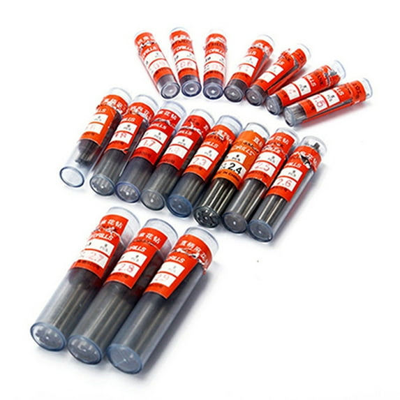 Fairnull 10Pcs/Set 0.3mm-3mm Mini Micro HSS Spiral Twist Drill Bit Drilling Tool Set