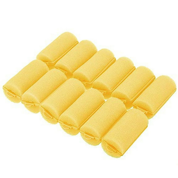 Fairnull 12Pcs/Bag Magic Sponge Foam Cushion Hair Styling Rollers Curlers Twist Tool