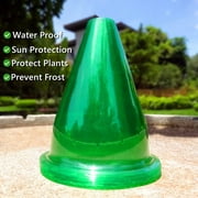Fairnull 12Pcs Plant Cover Frost Proof Sun Protection Minimum Reflection Light Transmission Anti-freeze Anti-bird Greenhouse Plant Protector Yard Accessory