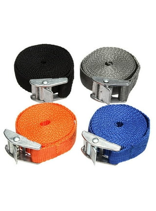 4 Pcs Nylon Webbing Flat Side Release Buckles Non-Slip Packing Belt Buckles  Packing Straps With Adjustable Buckles For Diy Crafts Backpack Strapping