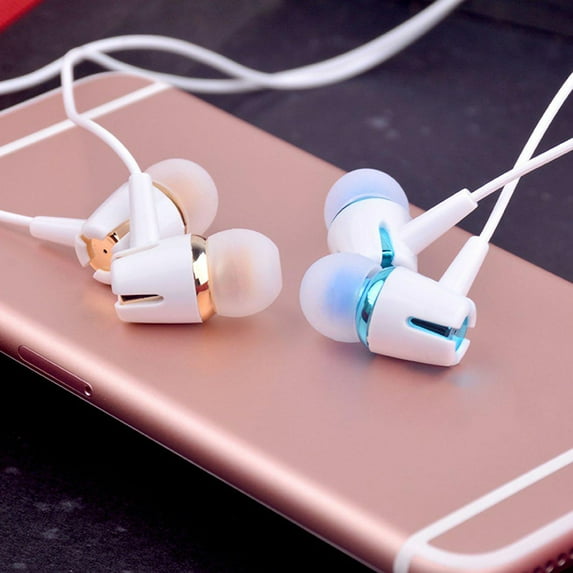 Fairnull 3.5mm Earphone In-ear Heavy Bass Plastic Fashion Wired Headset for Smart Phone