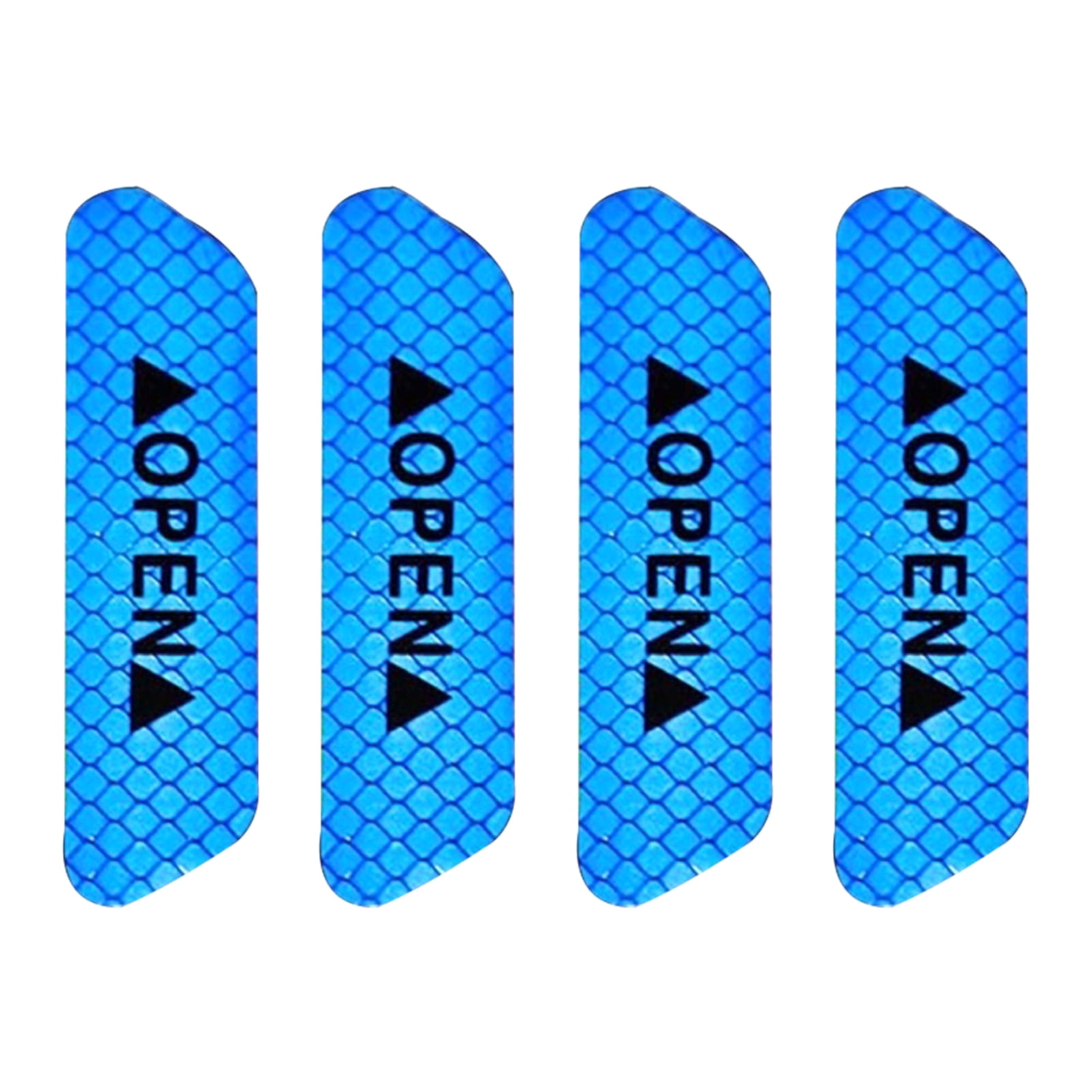 Reflective Safety Lettering Fairnull 4Pcs OPEN Car Vehicle Door Reflective Safety Mark Warning ...