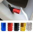 thumbnail image 1 of Fairnull 4Pcs Valve Cover High Hardness Electrical Heat Conduction Sealing Repair Replaceable Tyre Valve Cover Workshop Supply, 1 of 7