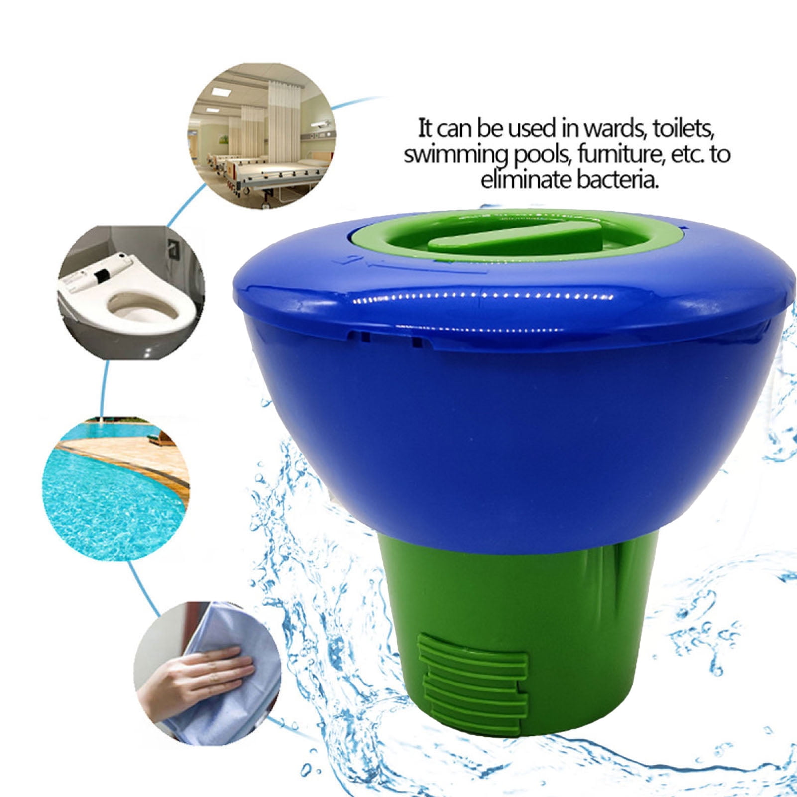 Fairnull 7 Inch Chlorine Floater Adjustable Release Large Capacity