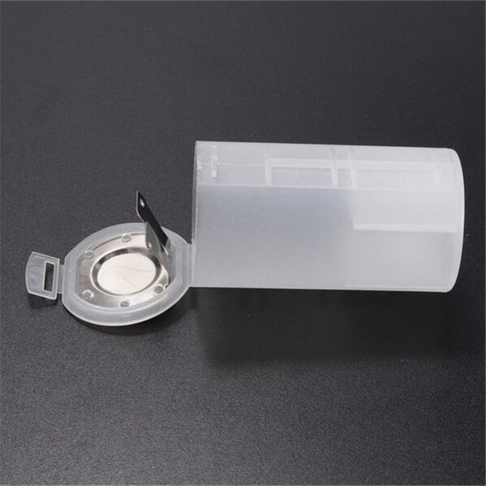 Leadigol AA To D Battery Adapter Case - 8 Pack Plastic Converter Holders For Size Switching
