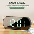 thumbnail image 1 of Fairnull Alarm Clock Large Screen Snooze Function Plastic Desk LED Digital Alarm Clock with Smart Night Light Home Supplies, 1 of 11