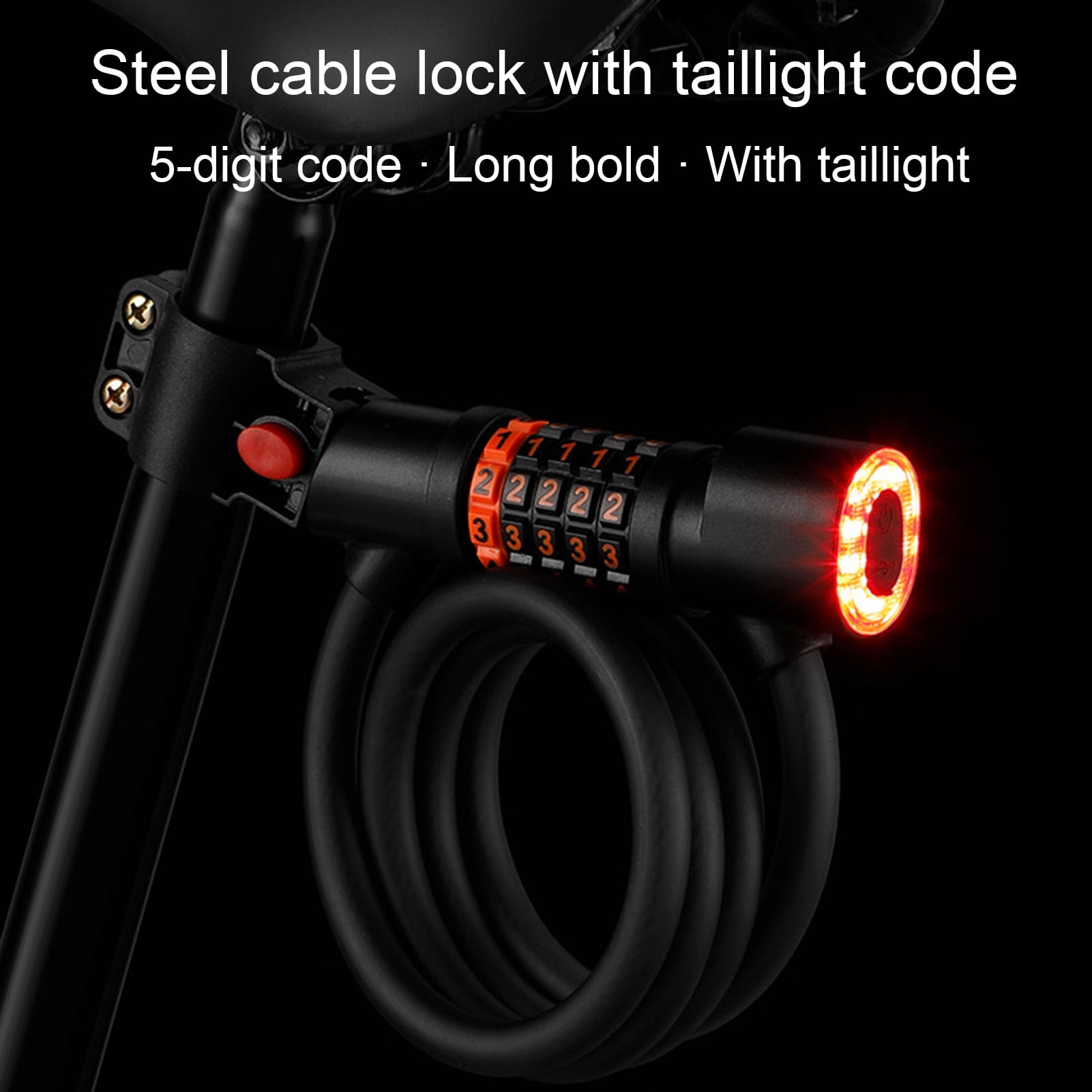 Light bike lock sale