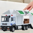 thumbnail image 1 of Fairnull Container Truck Model with Music Light Openable Door 1:32 Scale Realistic Vehicle Toy Ornament Alloy Model Inertia Truck Boys Girls Pull Back Toy Birthday Gift, 1 of 7