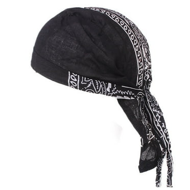 Fairnull Cotton Men Women Pirates Cycling Cap Bike Headband Hat Bandana Headcloth