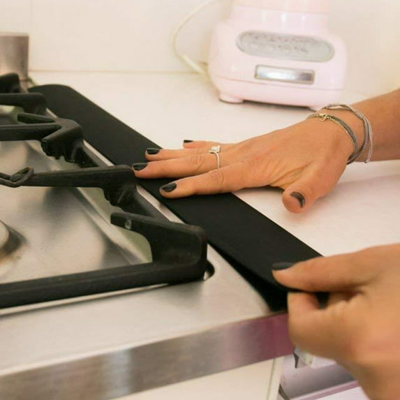 Fairnull Counter Stove Gap Cover Heat-resistant Sealing Rubber Tear Resistant Multipurpose Seal Strip for Kitchen