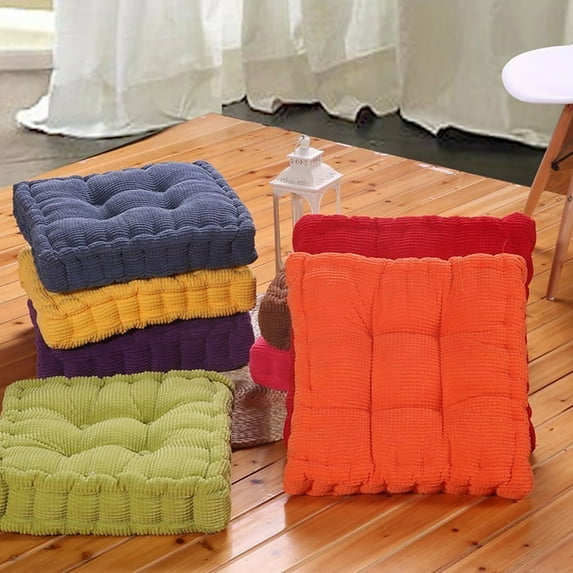 Fairnull Cushion Pillow Thick Soft 40x40cm Chair Seat Room Tatami Mat for Home Decoration
