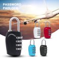 thumbnail image 1 of Fairnull Digit Password Lock High Durability Vibrant Color Compact Size Carry Easily Wide Application Rust-proof Zinc Alloy Colorful 4 Digit Combination Padlock Code Lock Home Supplies, 1 of 8