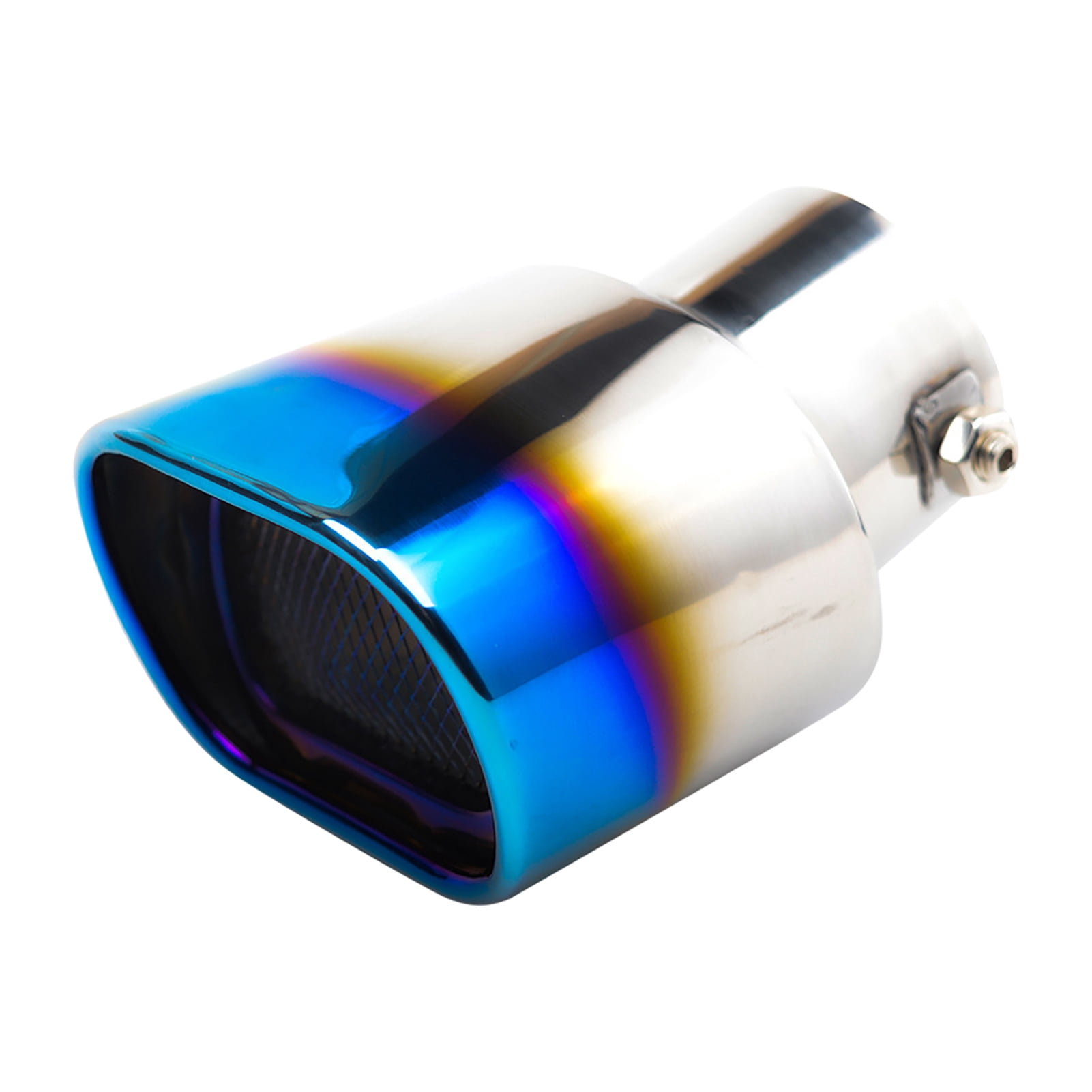 Square Type:car Fairnull Exhaust Tail Tube Polishing Surface Car Decoration Two Types ...