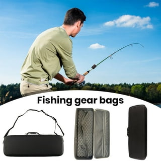 Hard Plastic Shell Ice Fishing Rod Protection Carry Case for Tackle  Accessories 