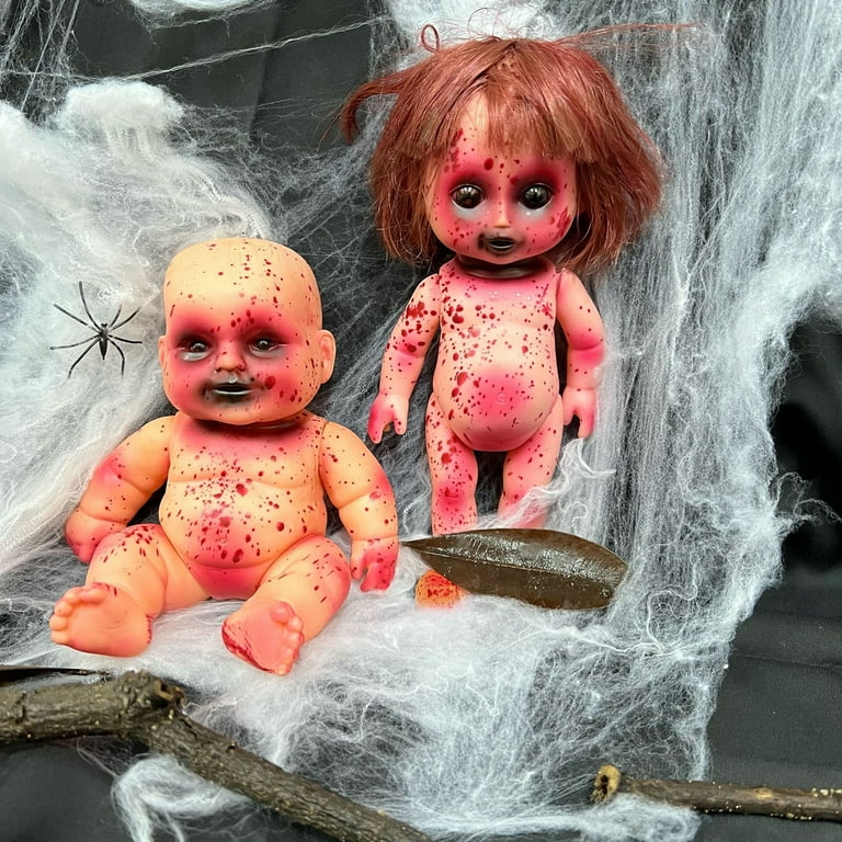 Fairnull Halloween Zombie Baby Doll Ghost Doll Haunted House Baby Terror Decoration Toy Creepy Doll Halloween Decoration Haunted Decoration Walmart