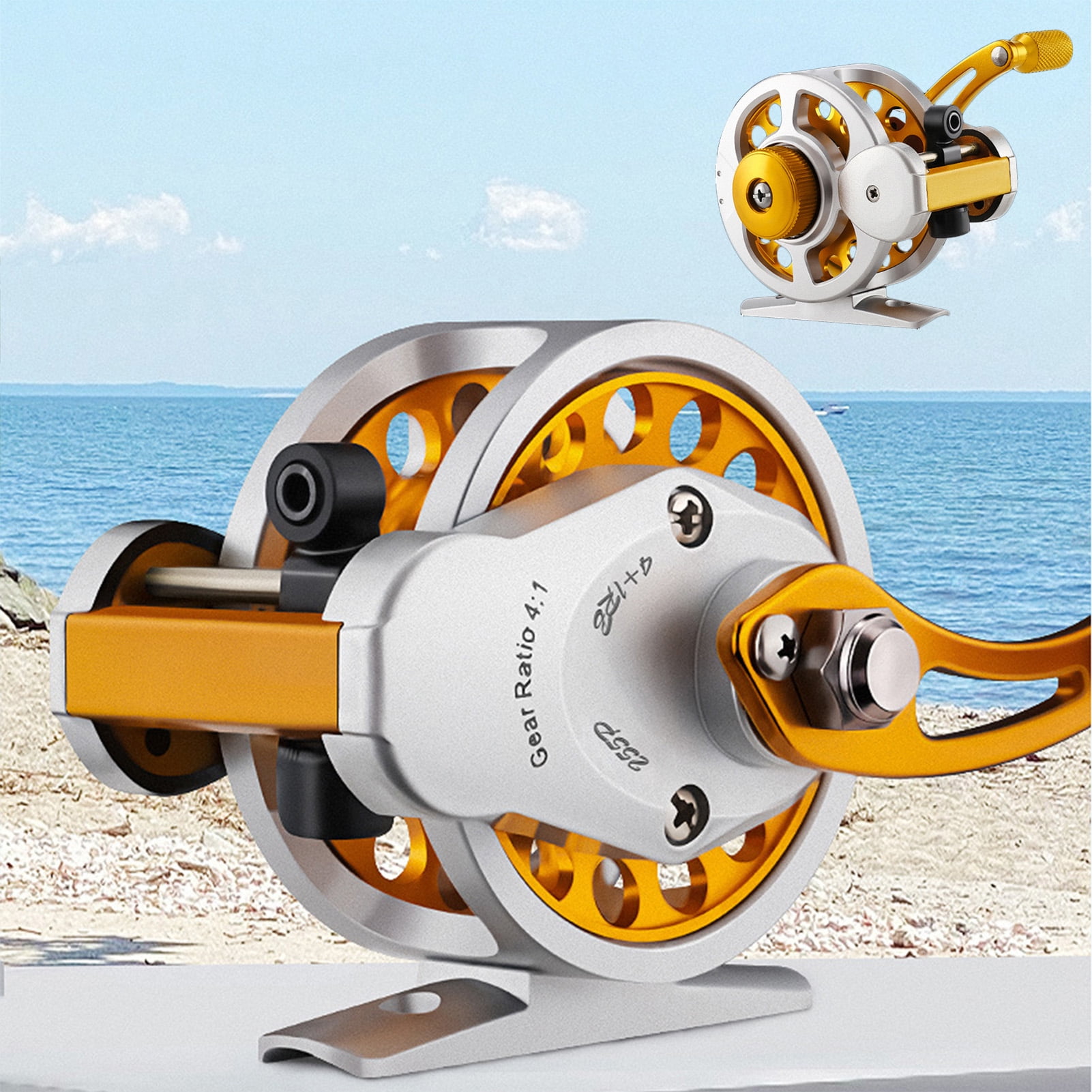 Fairnull High Speed Outdoor Mini Fishing Reel Smooth Spinning