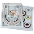 thumbnail image 1 of Fairnull Jewelry Bead Board with Scale Groove Design 3 U-Shaped Channels Board Jewelry Bracelet Necklace Making Tool, 1 of 11