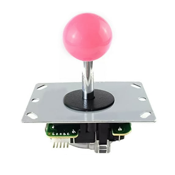 Fairnull Joystick DIY High Response Non-delayed Arcade Game Fighting Stick Controller with Ball for Players