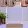 thumbnail image 1 of Fairnull Message Board Creative Good-looking Display Gift with Base Home Decoration Wood Message Board Night Light Bedroom Supply, 1 of 11