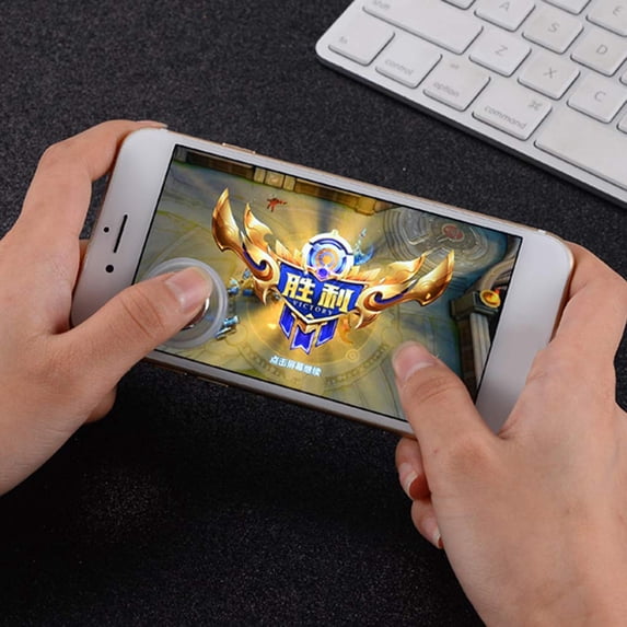 Fairnull Mobile Joystick Mini Size Easy to Install Lightweight Mobile Phone Game Joystick for Smart Phone