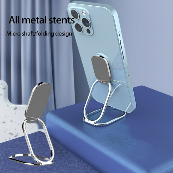 Fairnull Phone Holder Magnetic Absorption Angle Adjustment Non-slip Bottom Foldable Back-mounted Ring Phone Stand Cellphone Supply