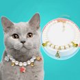 thumbnail image 1 of Fairnull Puppy Necklace Fashion Imitation Pearl Pendants Adjustable Cat Dog Neck Chain Pet Accessories, 1 of 9