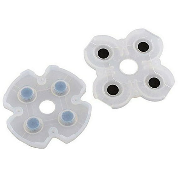 Fairnull Replacement Silicone Gamepad Conductive Pad for PS4 Controller Repair Parts