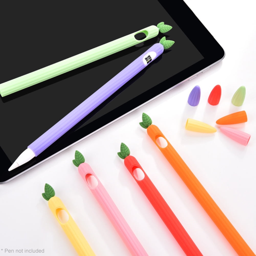 Fairnull Soft Silicone Cute Vegetables Shape Protective Case Cover for Apple Pencil 1 2 Walmart