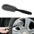 thumbnail image 1 of Fairnull Tire Cleaning Brush Light Easy to Use PP Practical Wheel Hub Cleaner for Car, 1 of 8