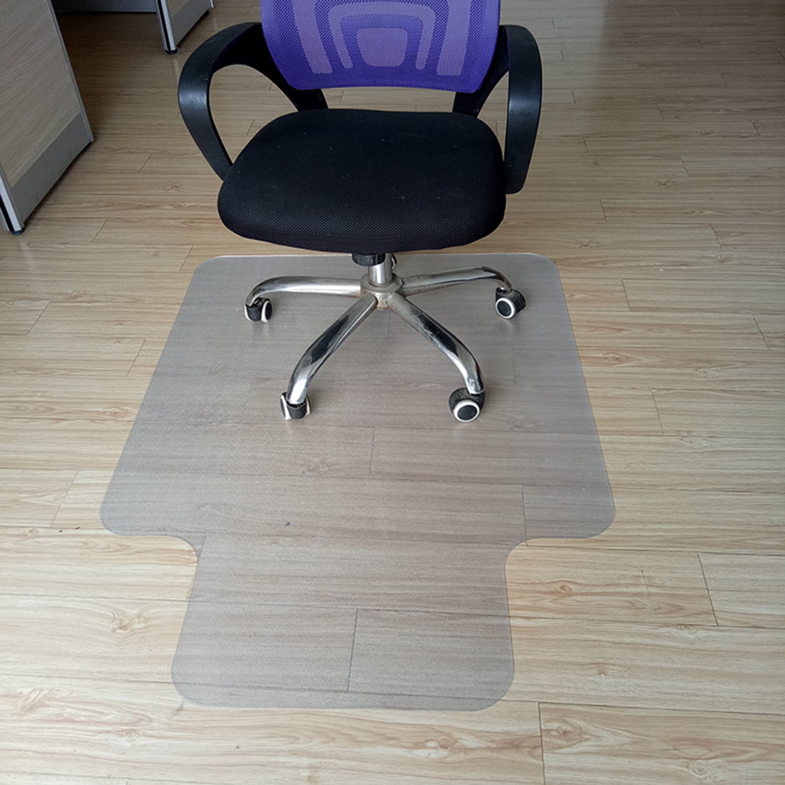 Fairnull Transparent PVC Chair Mat AntiSlip Waterproof EcoFriendly