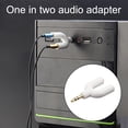 thumbnail image 1 of Fairnull U3 Audio Converter Practical Fast Transmission Metal 1 Male to 2 Female 3.5mm Jack Splitter for Earphone, 1 of 11