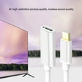 thumbnail image 1 of Fairnull USB Type C to -compatible Adapter 4K Cable Cord High Clarity Converter for Macbook HDTV Monitor, 1 of 11