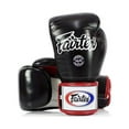 thumbnail image 1 of Fairtex BGV1 Black/White/Red Muay Thai Boxing Glove, 1 of 5