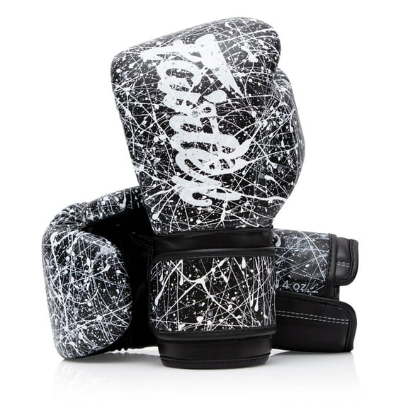 Fairtex BGV14 Black/White Painter Muay Thai Boxing Glove