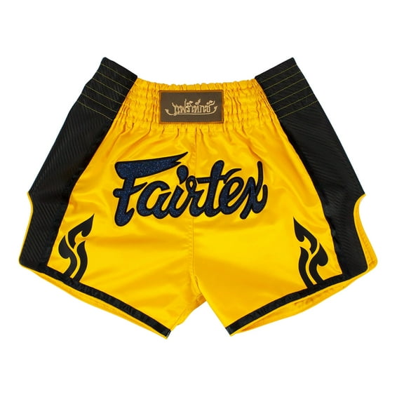 Fairtex BS1701 Yellow Slim Cut Muay Thai Boxing Short