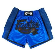 Fairtex BS1702 Blue Slim Cut Muay Thai Boxing Short