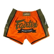 Fairtex BS1705 Orange Slim Cut Muay Thai Boxing Short