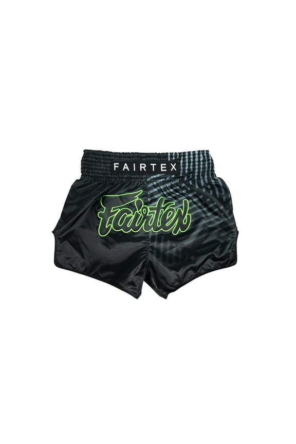 BS1924 Racer Black Slim Cut Muay Thai Boxing Shorts