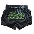 thumbnail image 1 of Fairtex BS1924 Racer Black Slim Cut Muay Thai Boxing Shorts, 1 of 7