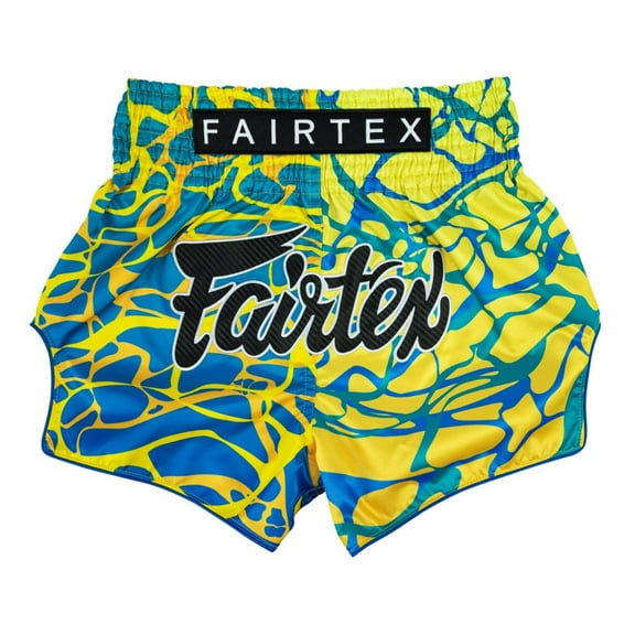 Fairtex BS1927 Magma Green Slim Cut Muay Thai Boxing Shorts