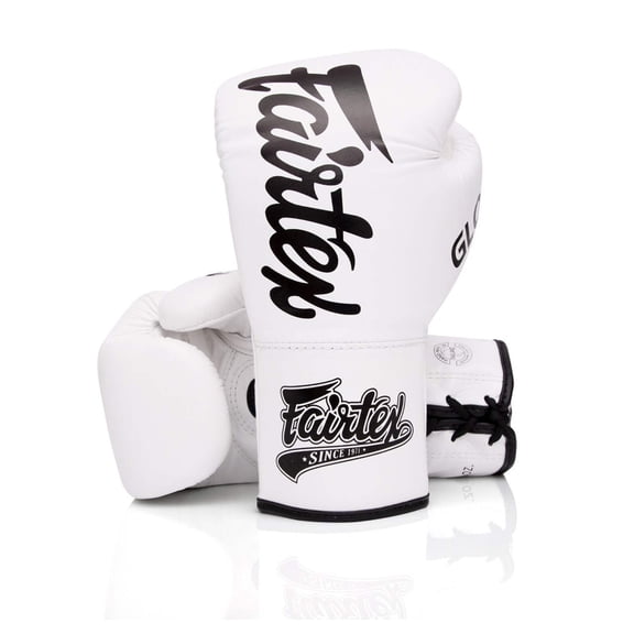 Fairtex Glory BGLG1 Laced White Kickboxing Glove