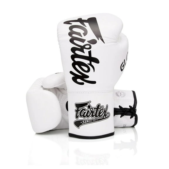 Fairtex Glory BGLG1 Laced White Kickboxing Glove