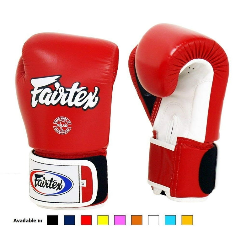 Fairtex Muay Thai Boxing Gloves BGV1 10 12 14 16 oz Black White