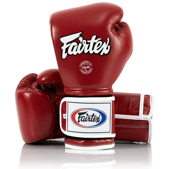Fairtex BGV9 Mexican Style Red White Muay Thai Boxing Glove - Heavy Hitter
