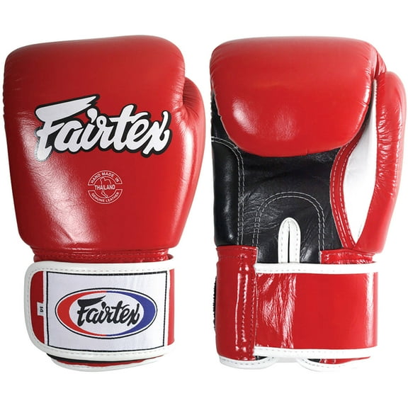 Fairtex Muay Thai-Style Sparring Gloves 14 oz Red / Black