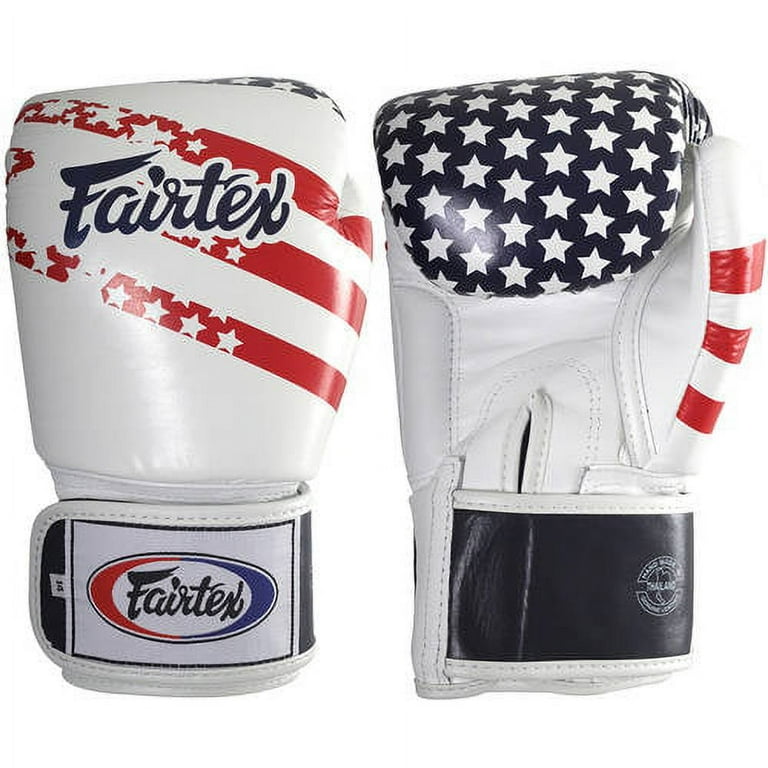 Fairtex Muay Thai Style Sparring Gloves 16 oz USA Flag Walmart